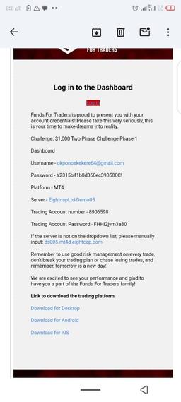 Fund for traders has actually been my top notch prop especially when is come to the spread size 
Making it easy for me to place my trades accurately without discomfort 