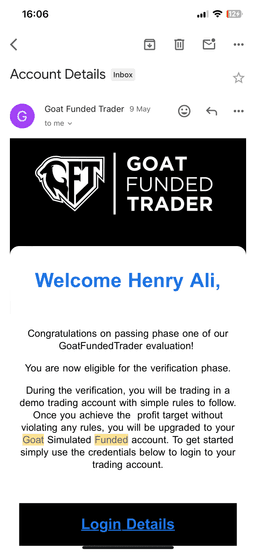 GFT is a great firm they have not denied any of my payouts and I love their payout in demand feature, they have done a lot in the prop industry with a short period of time that why I will always trade with them And their customer support reply fast are friendly too 