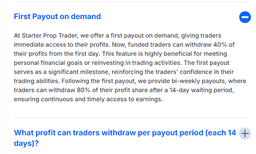 Love the firm. They offer nice trading conditions and reasonable rules. Love the quick payouts as well.