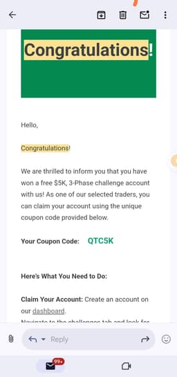 I got a free account on quick trade capital there is good trading conditions but a delayed support and credentials.