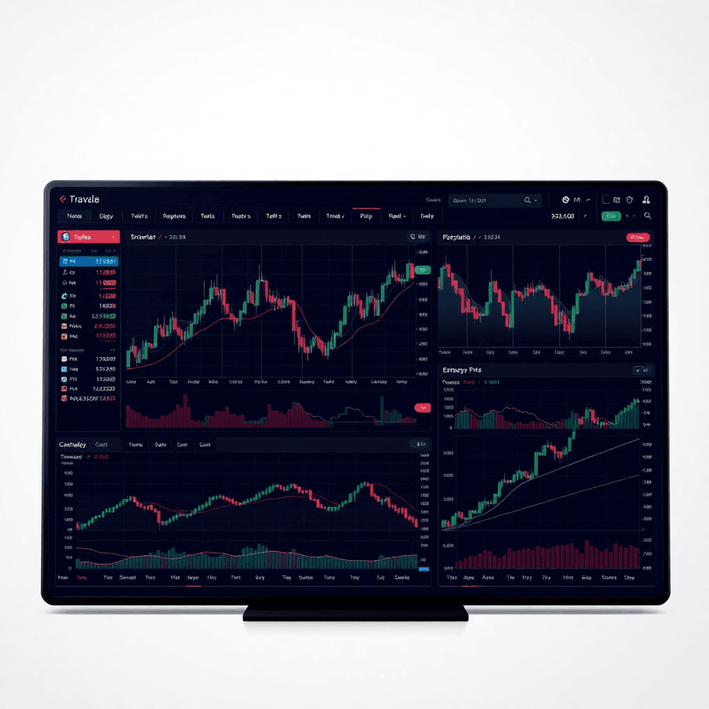 Professional trading platform interface