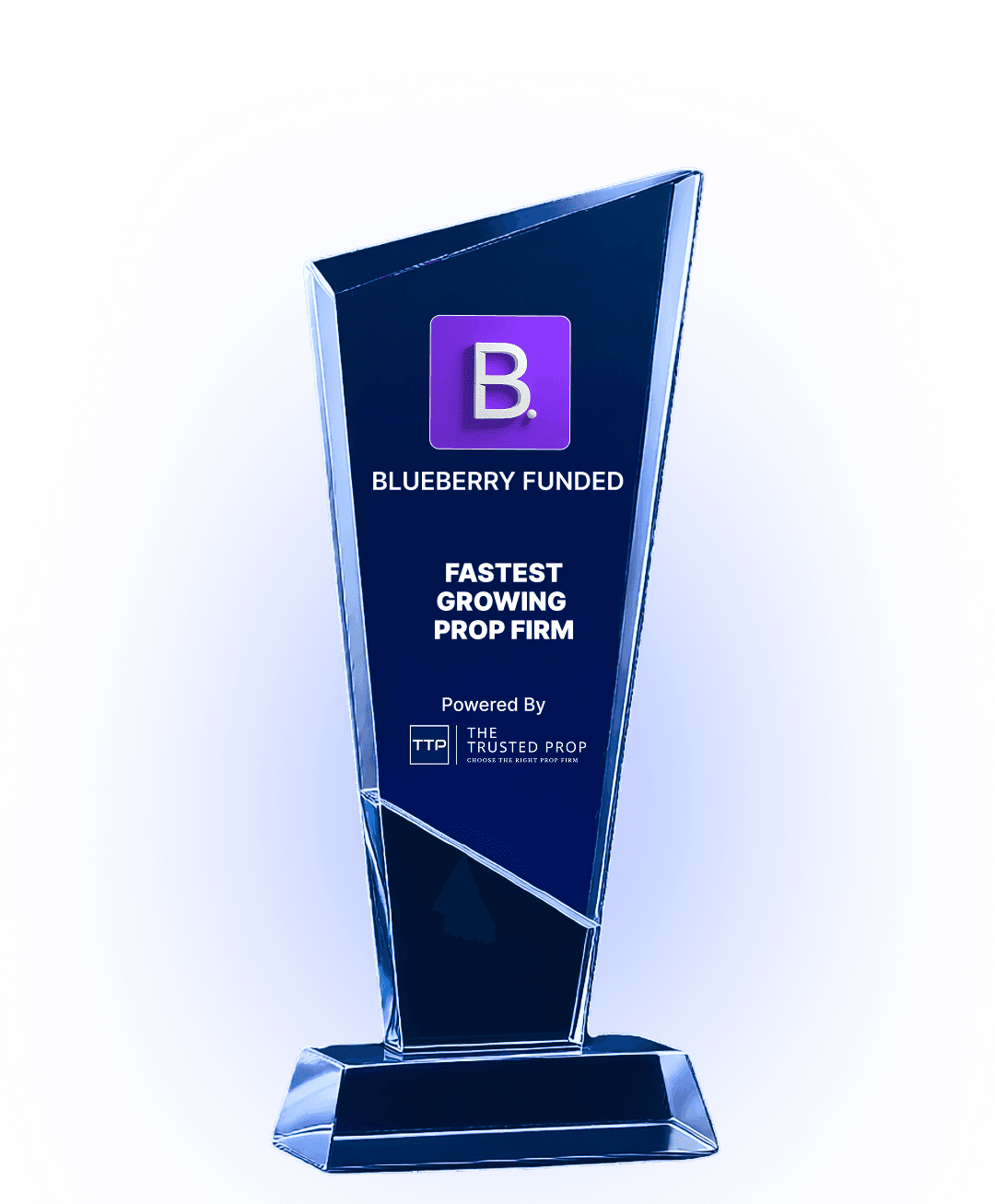 Blueberry Funded Award Banner
