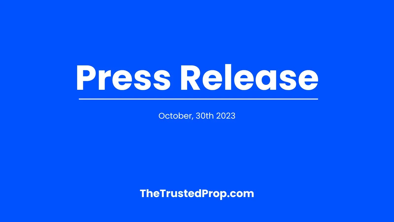 Criteria for Props to be in our Trusted list