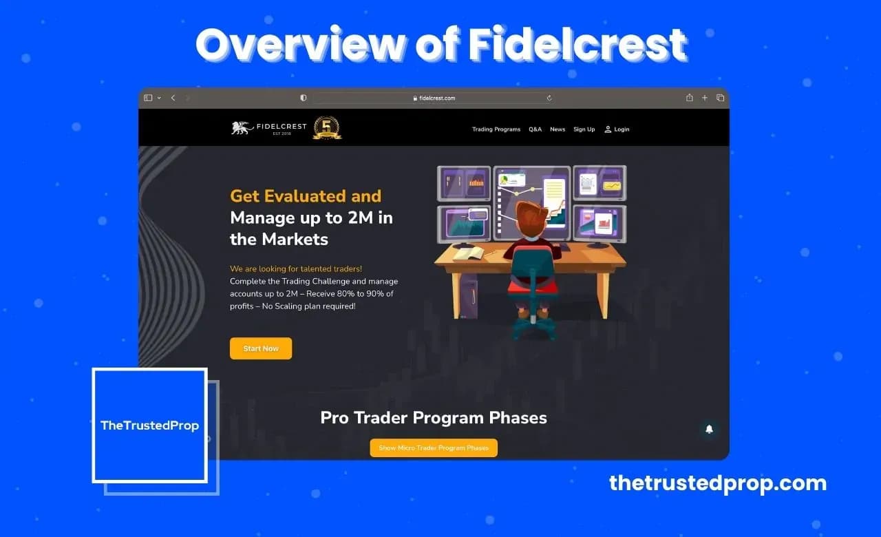 Overview of Fidelcrest Forex Prop Firm