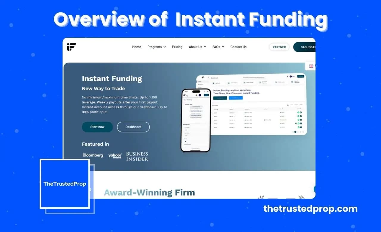 Overview of Instant Funding Forex Prop Firm