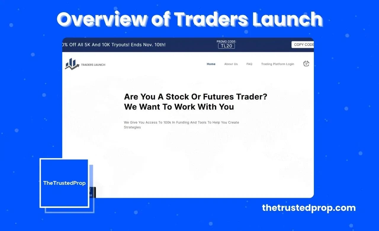 Overview of Traders Launch Stock Trading Prop Firm
