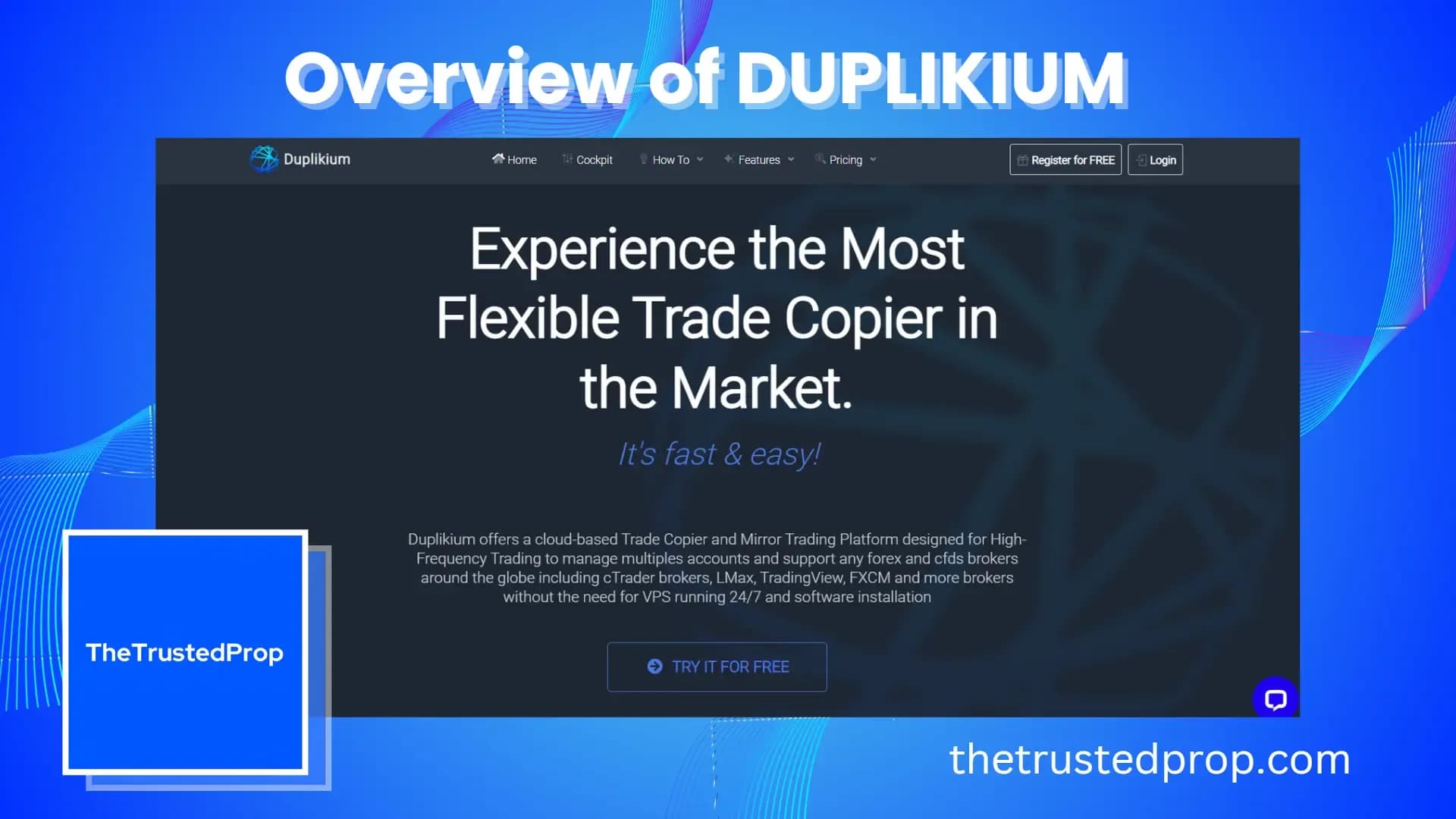 Overview of Duplikium: Experience the Most Flexible Trade Copier in the Market