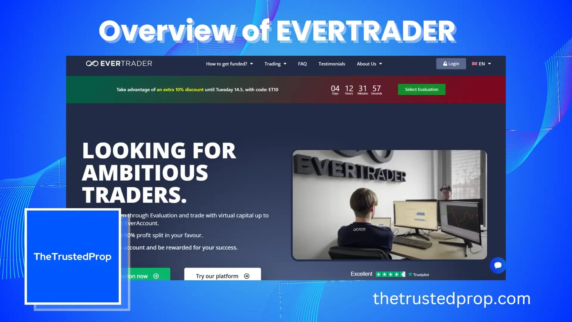 Overview of EverTrader Forex Prop Firm