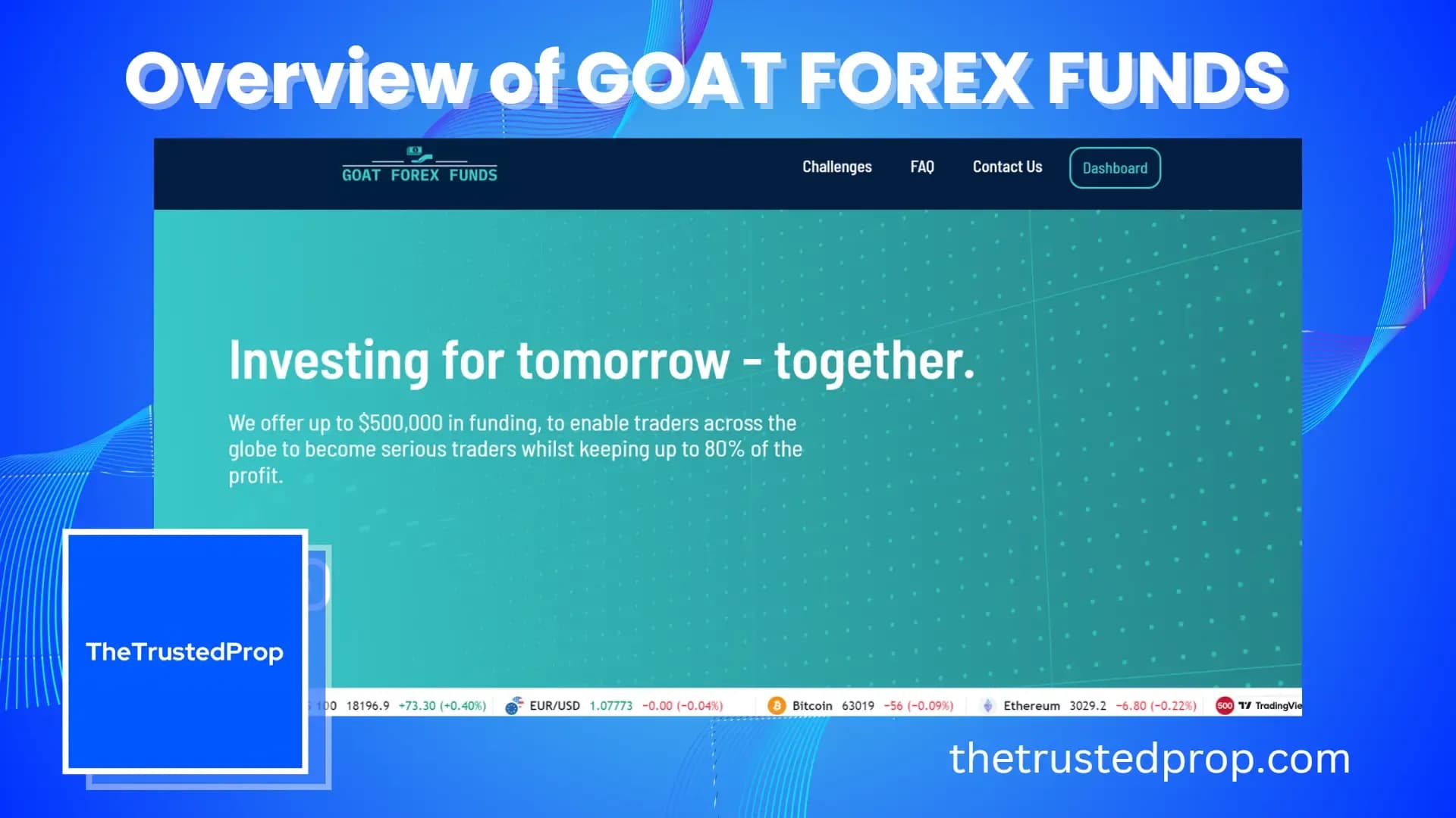 Overview of Goat Forex Funds Forex Prop Firm