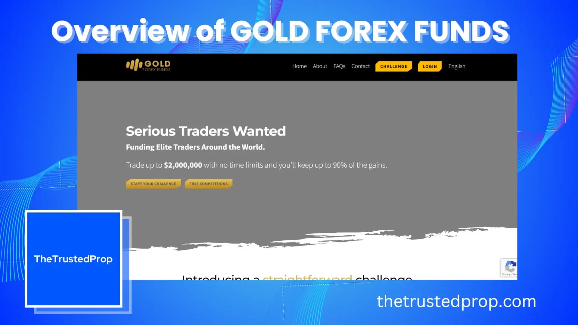 Overview of Gold Forex Funds Forex Prop Firm