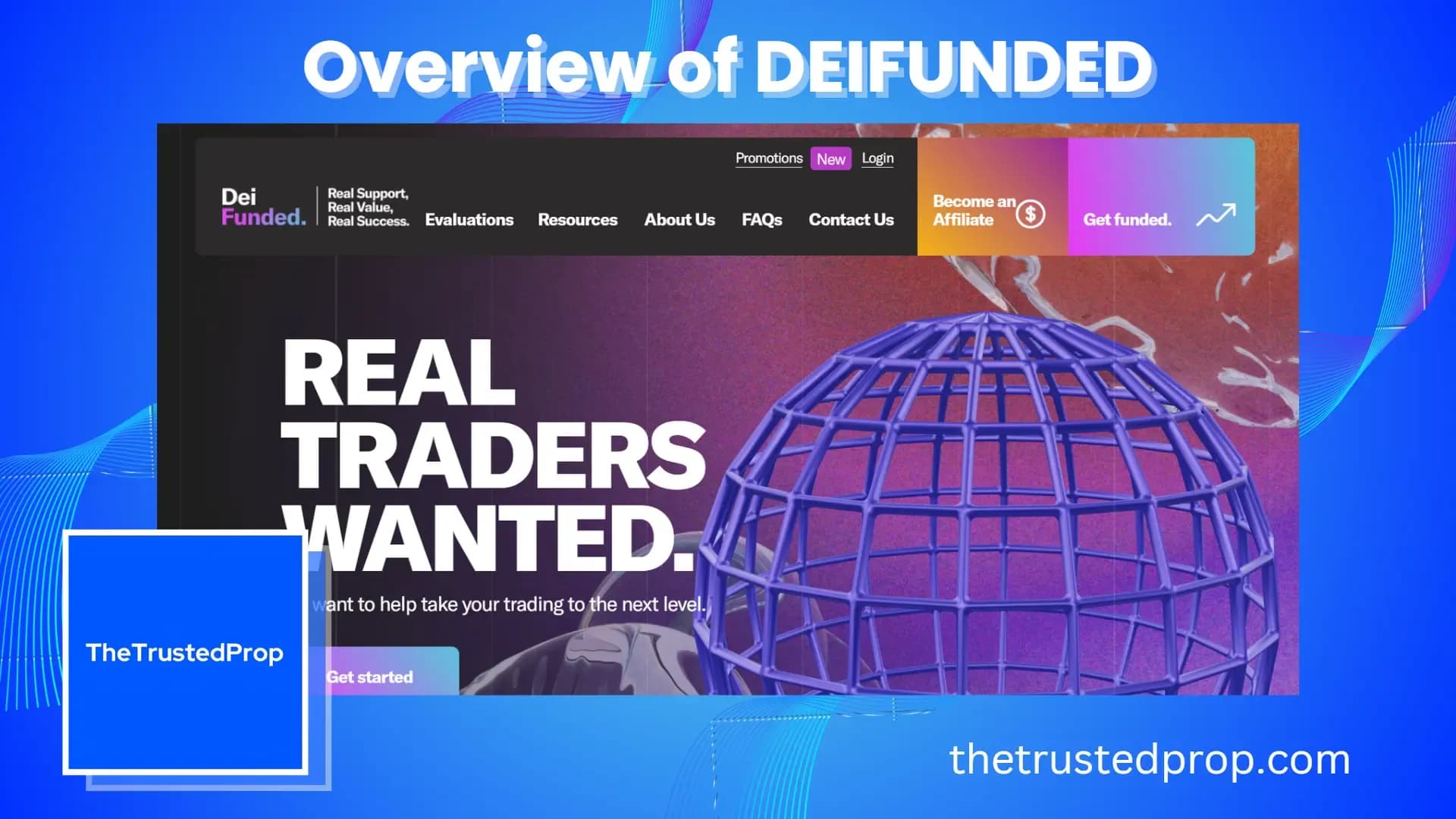 Overview of DeiFunded Forex Prop Firm