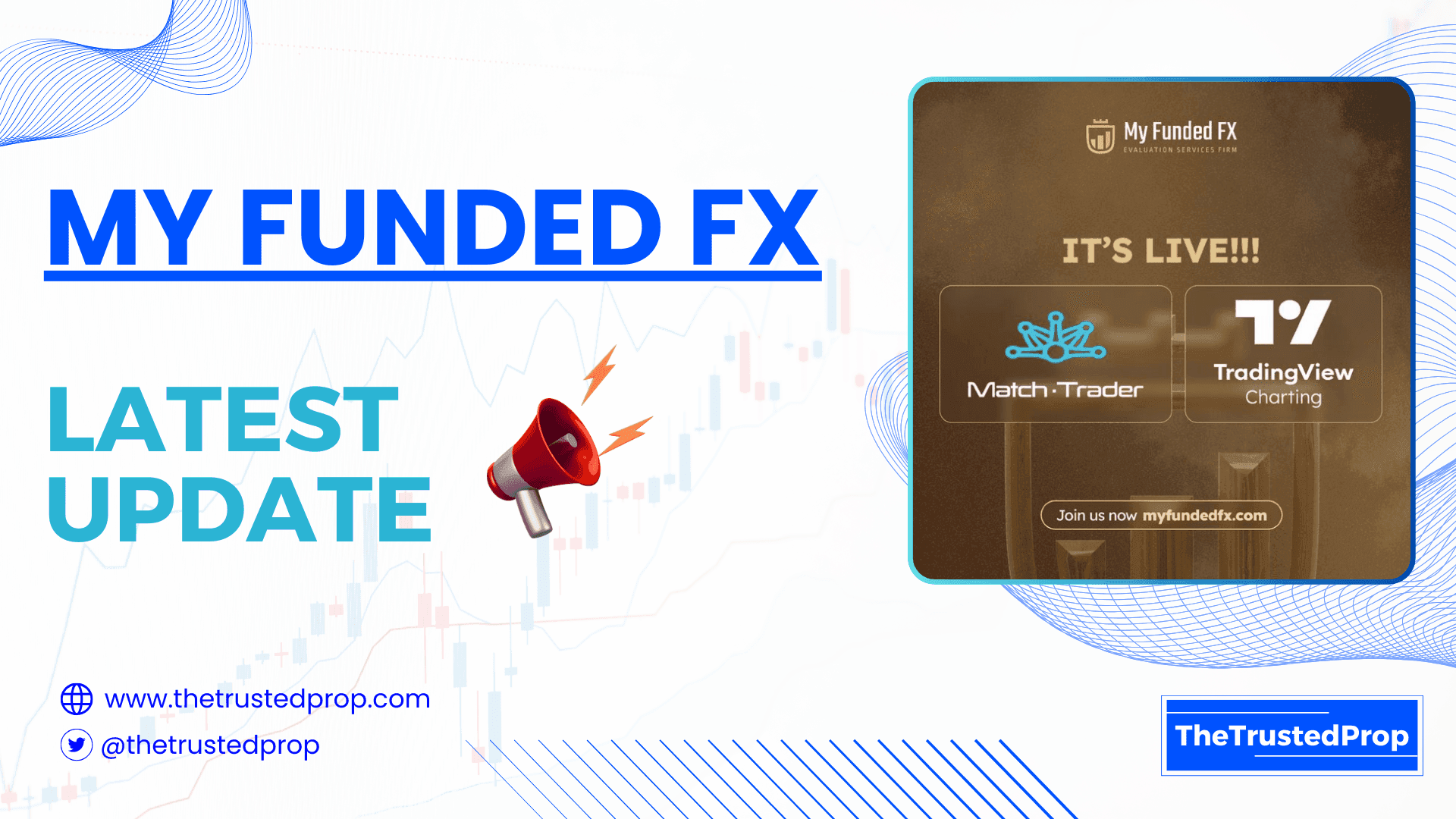 TradingView Chart in Match-Trader platform by My Funded FX !!