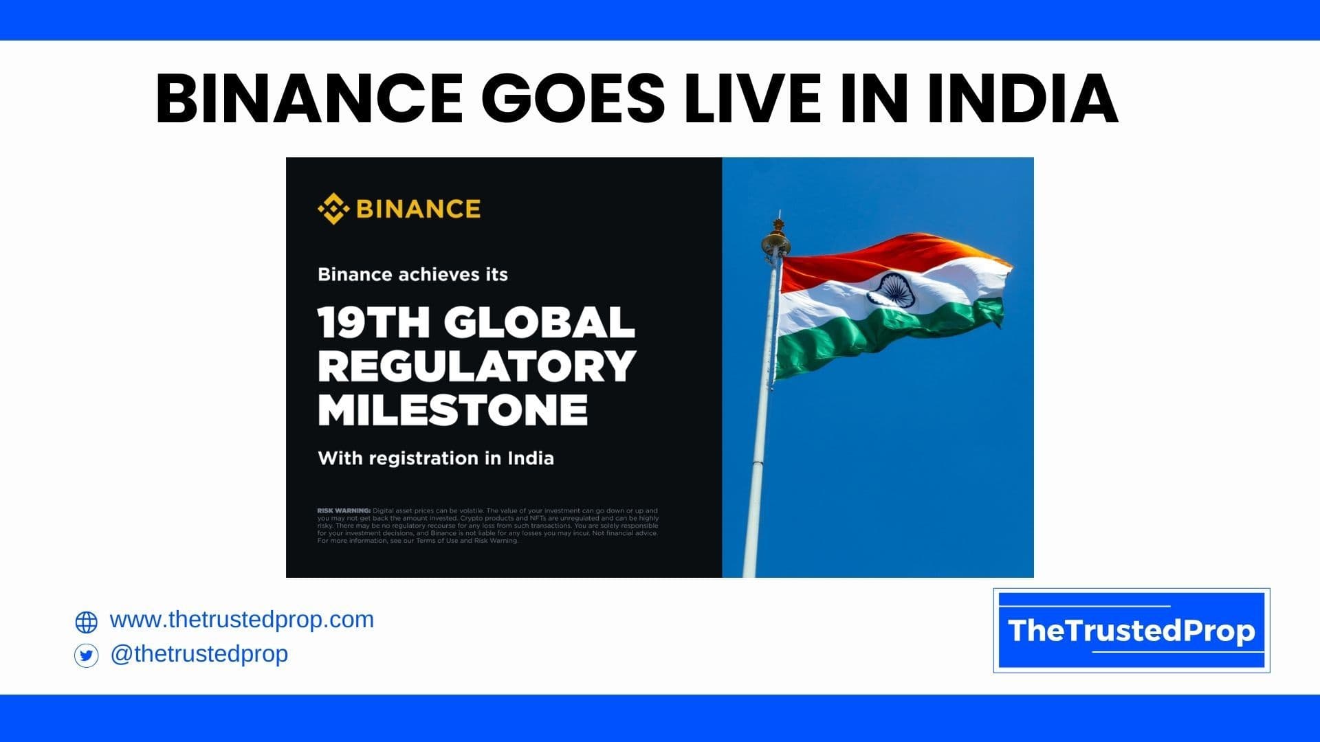 Binance Goes Live in India