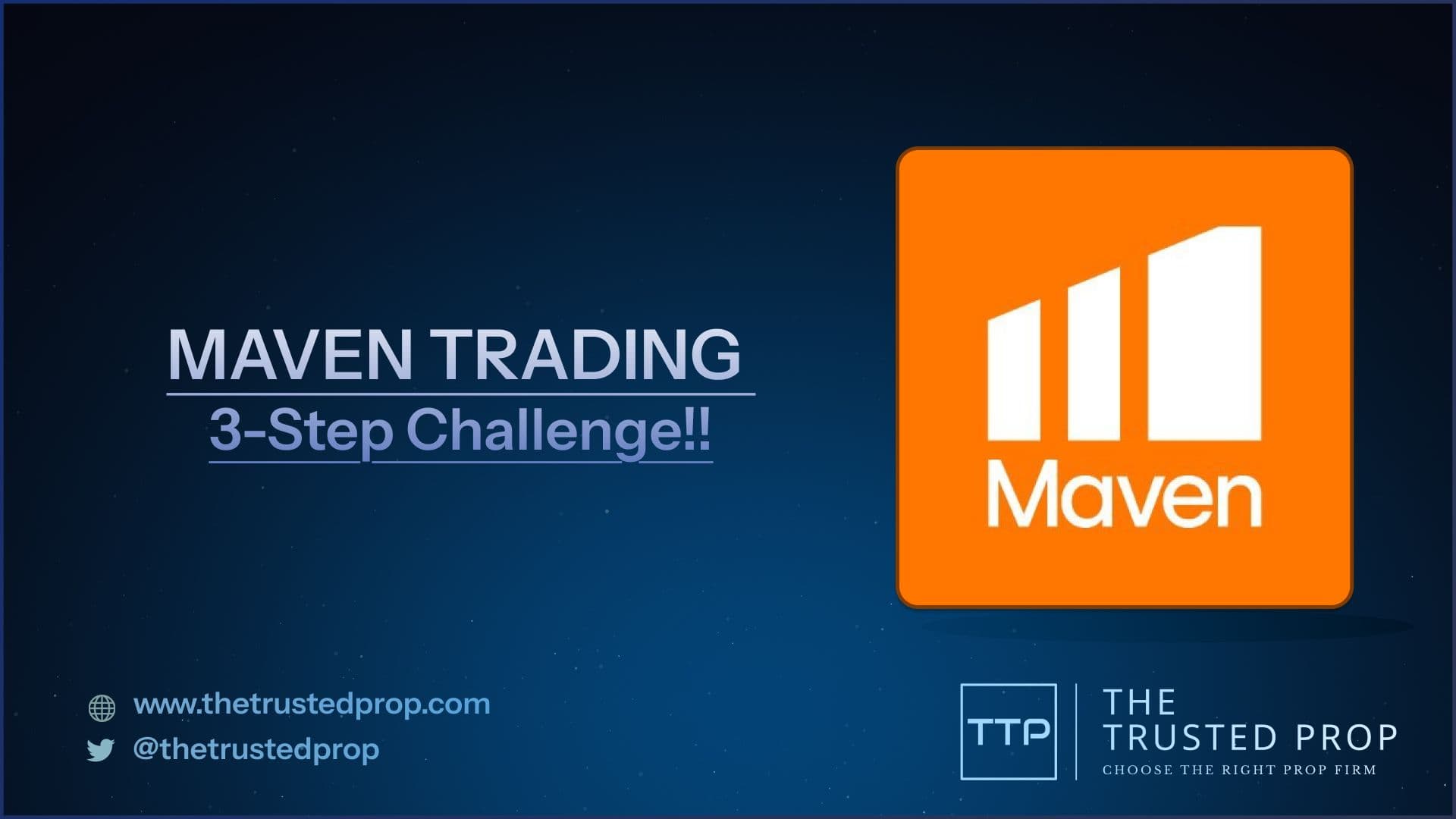 Maven Trading Launches New 3 Step Plan!!