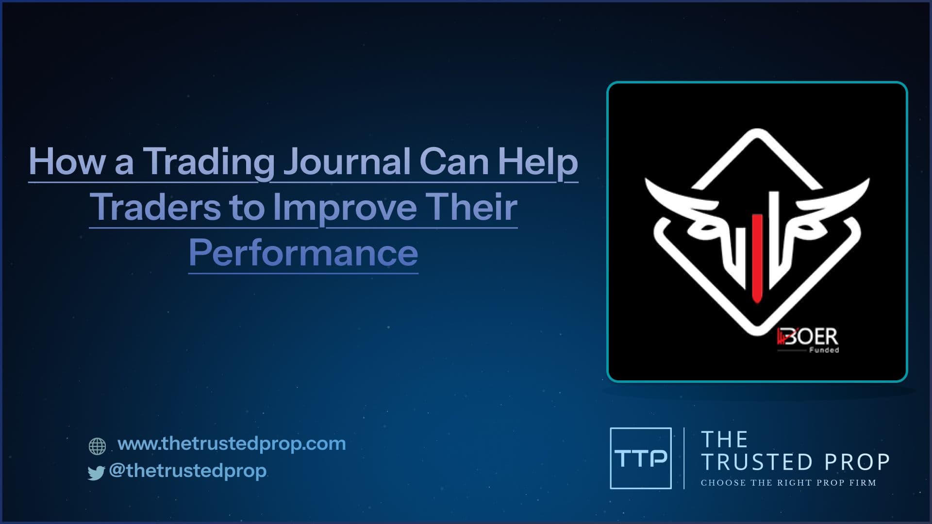 How a Trading Journal Can Help Traders Improve Their Performance!!