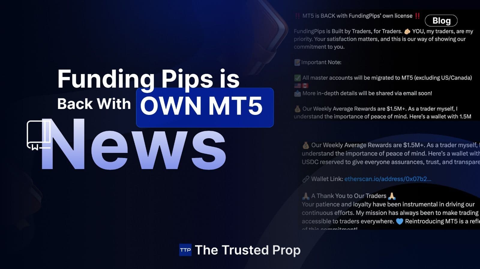 MT5 Returns to Funding Pips – Trade Smarter in 2025