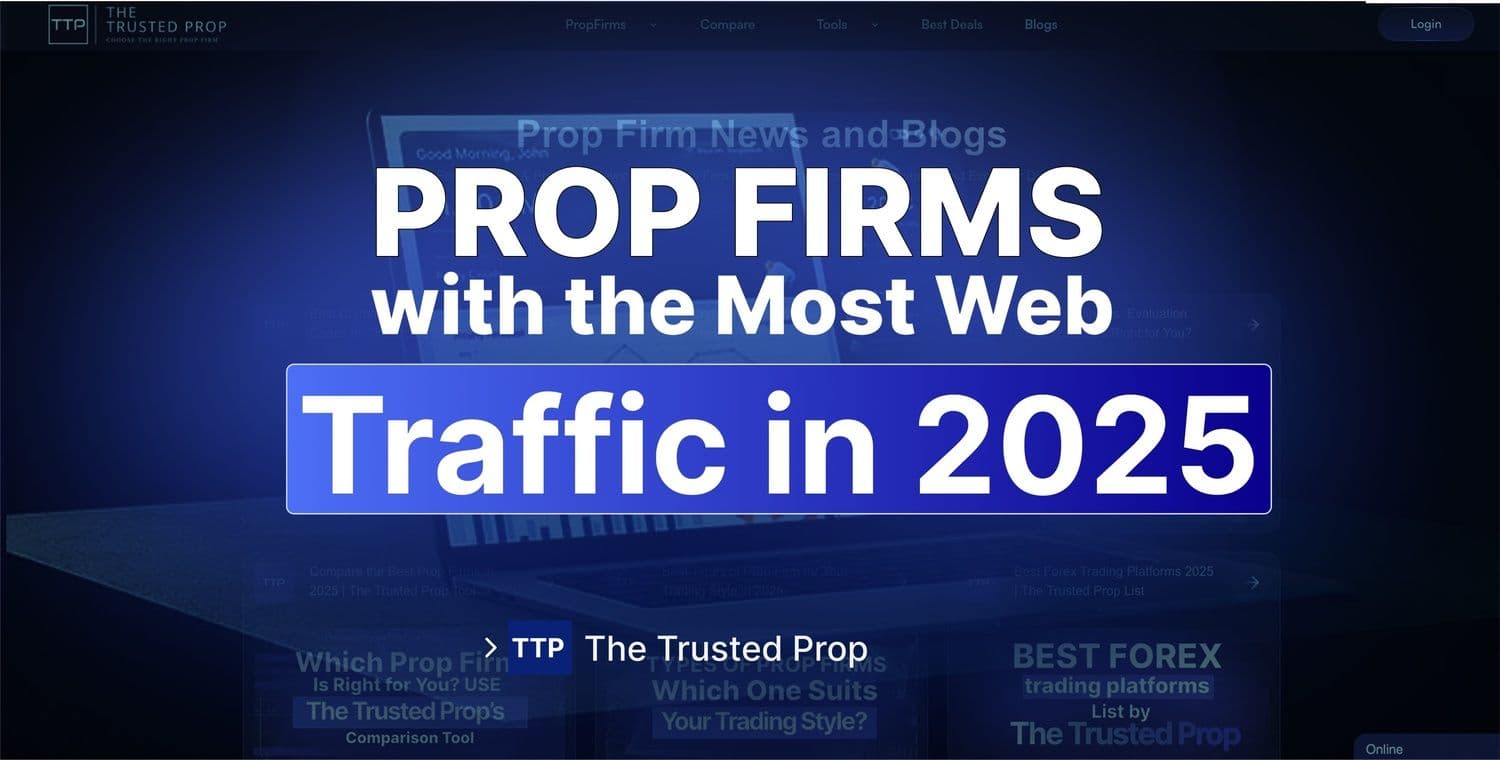 Prop Firms with the Most Web Traffic in 2025 by The Trusted Prop