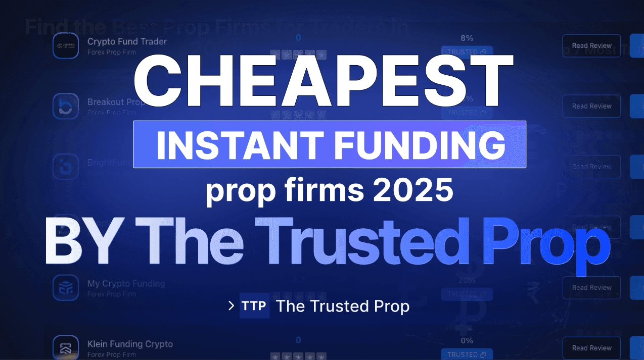 Cheapest Instant Funding Prop Firms: 2025 List by The Trusted Prop