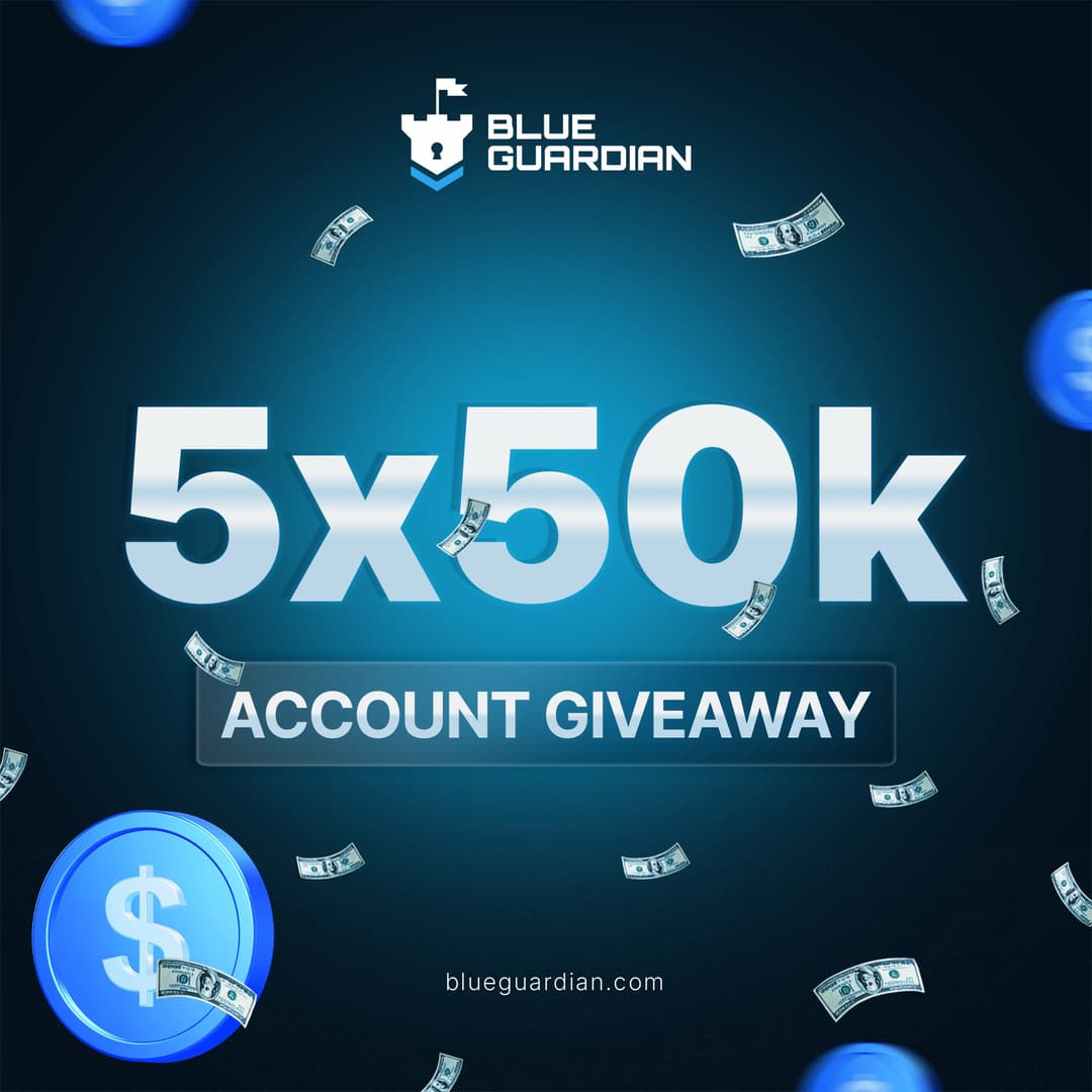 5 x $50,000 TRADING ACCOUNT GIVEAWAY 🛡️
