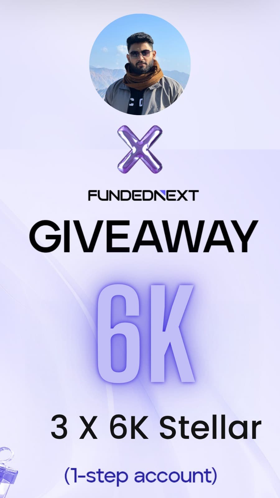 5 x $10,000 1-Step Funded Account