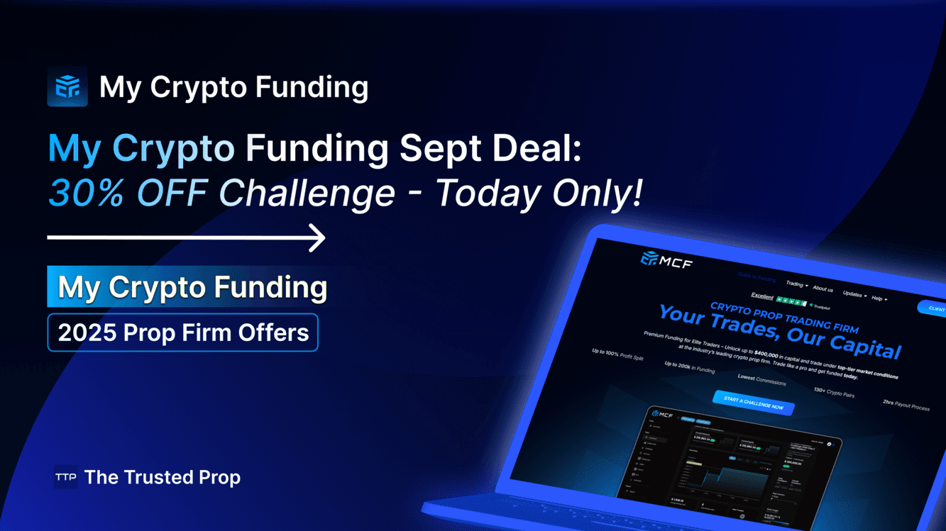 My Crypto Funding Sept Deal: 30% OFF Challenge - Today Only!