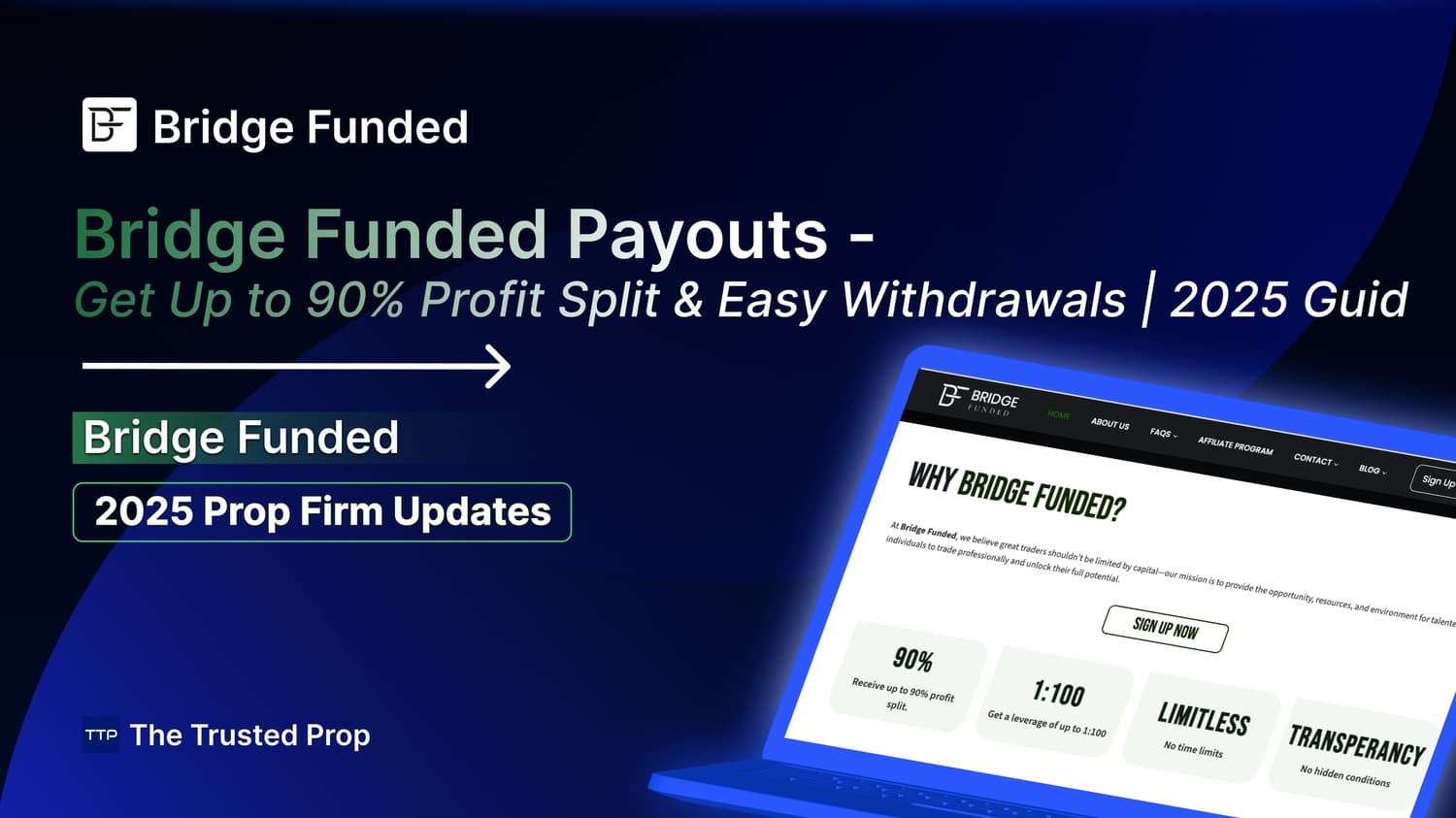 Thumbnail of Bridge Funded Payouts - Get Up to 90% Profit Split & Easy Withdrawals | 2025 Guide