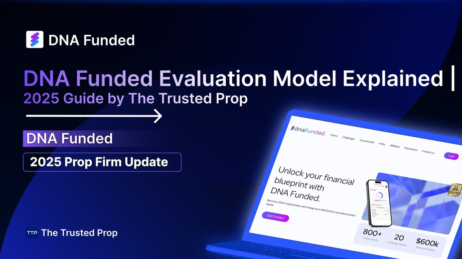 DNA Funded Evaluation Model Explained | 2025 Guide by The Trusted Prop