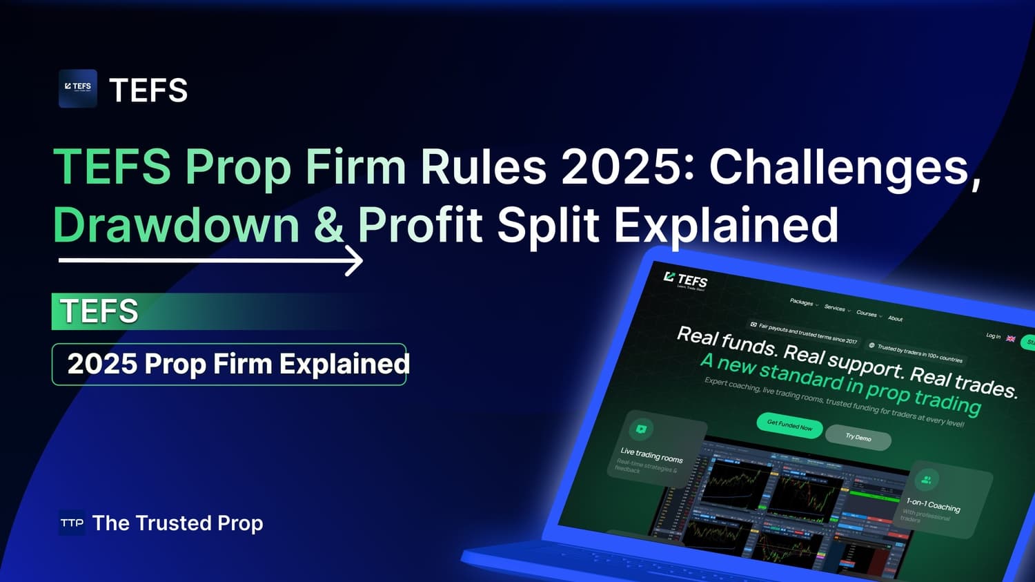 TEFS Prop Firm Rules 2025: Challenges, Drawdown & Profit Split Explained