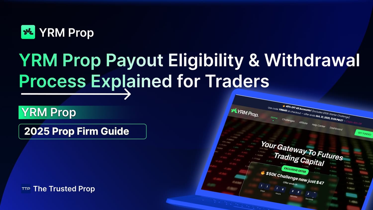 Thumbnail of YRM Prop Payout Eligibility & Withdrawal Process Explained for Traders | 2025 Guide