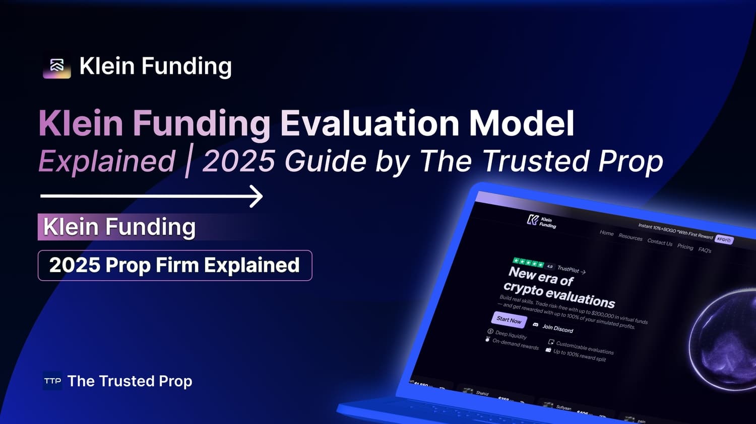 Klein Funding Evaluation Model Explained | 2025 Guide by The Trusted Prop