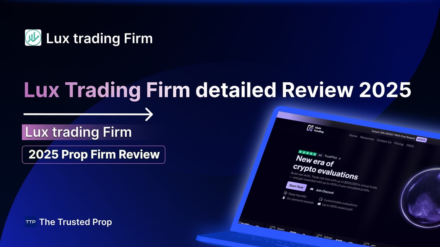Lux Trading Firm detailed Review 2025
