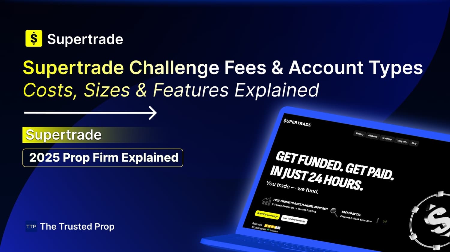 Supertrade Challenge Fees & Account Types (2025): Costs, Sizes & Features Explained