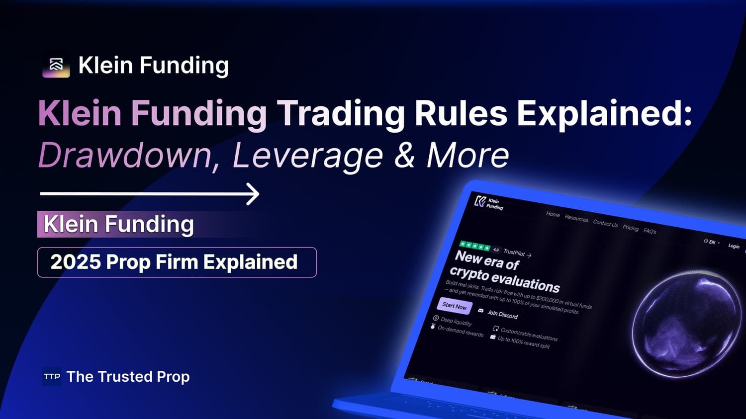 Thumbnail of Klein Funding Trading Rules Explained: Drawdown, Leverage & More | The Trusted Prop