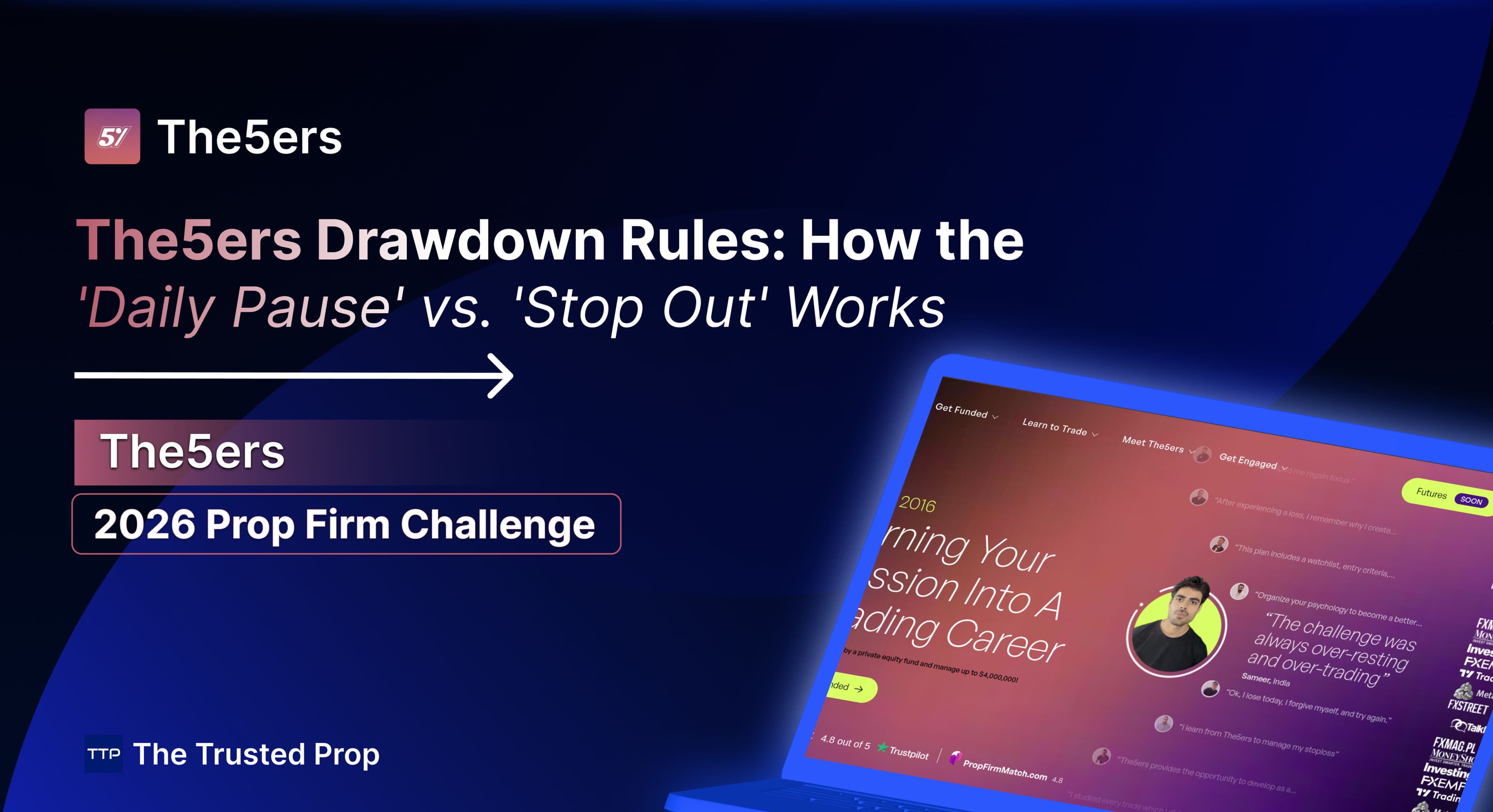 The5ers Drawdown Rules: How the 'Daily Pause' vs. 'Stop Out' Works