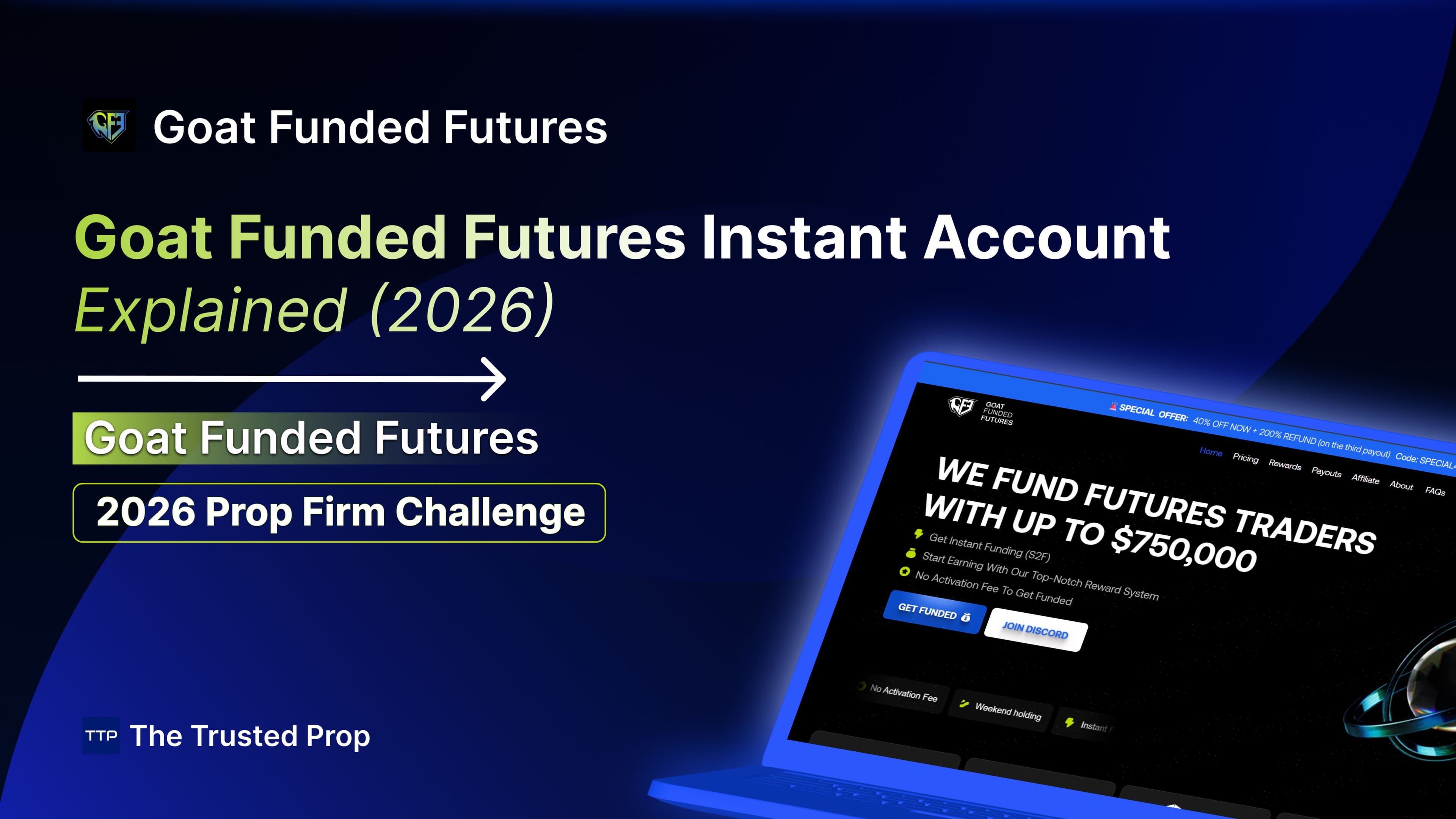 Goat Funded Futures Instant Account Explained 2026: Rules & Payouts