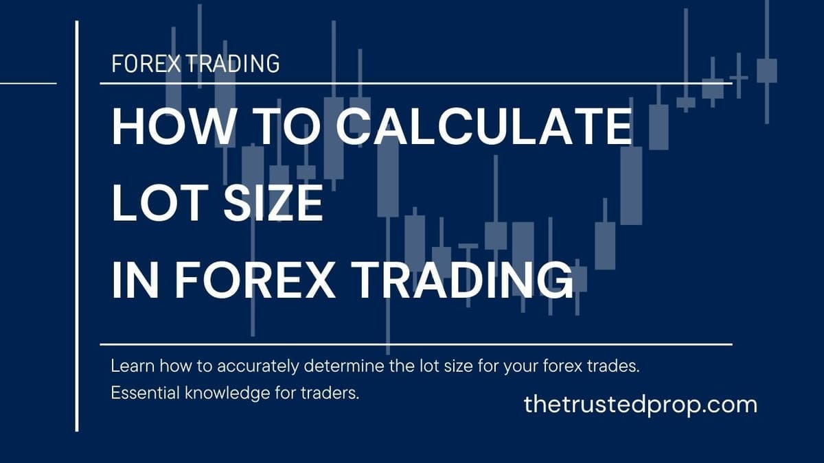 How to Calculate Lot Size in Forex Trading Prop Firm Review ...